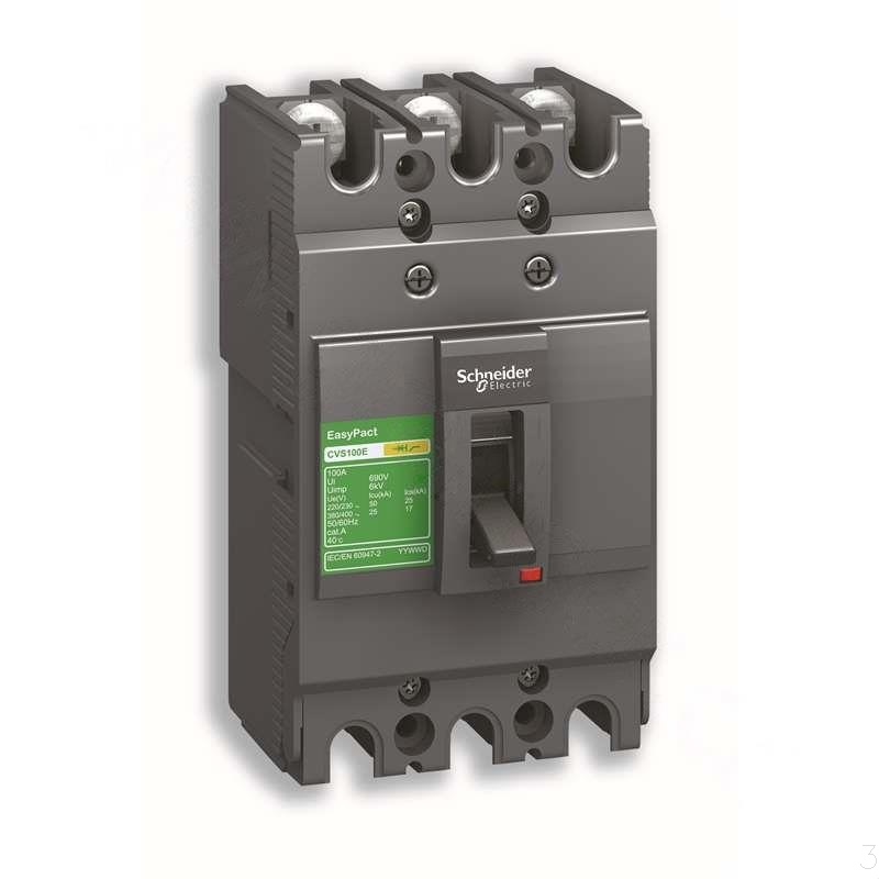 施耐德 Schneider Electric 固定式塑壳断路器CVS100E TM40D 3P(包装数量 1个)