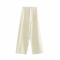 米白色 S Dream系类 米白色休闲长裤 显瘦宽松高腰 女休闲裤 阔腿裤
