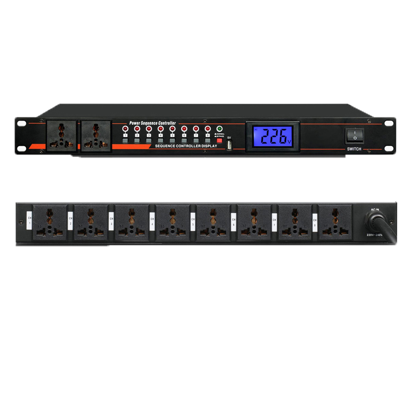 XIRCOM(捷讯)XC-S226(8+2路电源时序器)牛皮盒包装(黑色)高清大图
