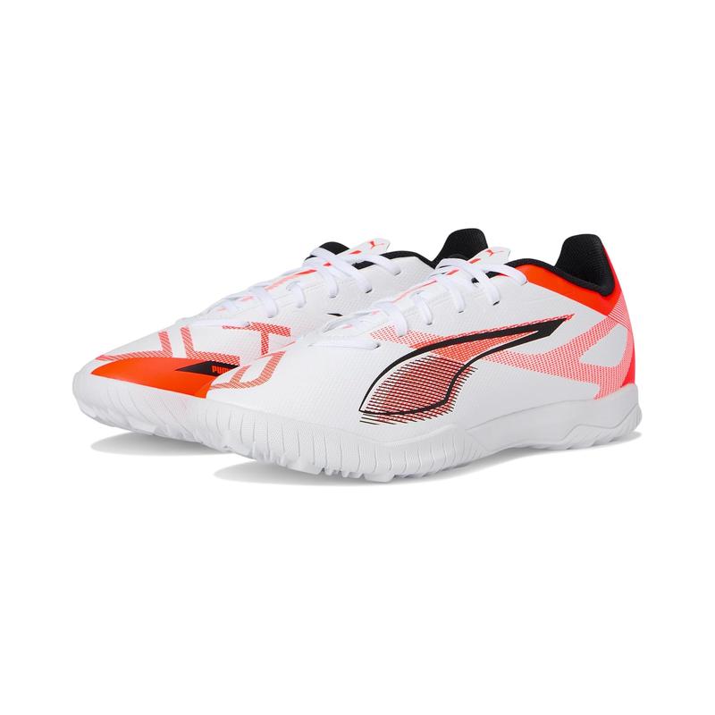 彪马(Puma)男足球鞋轻量稳定透气耐磨防滑训练鞋外底 Puma_White-Puma_Black-Glowing_ 44