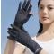 防晒手套男女电动车防晒开车防晒手套冰丝夏季防晒手套-【黑色】-1双--