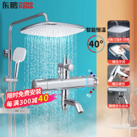 东鹏卫浴(DONGPENG)花洒 智控恒温花洒套装家用精铜挂墙式淋雨花洒喷头套装