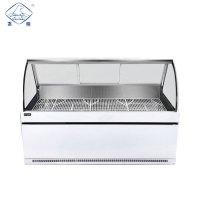 冰熊(bing xiong)2.5米直冷双温双控鸭脖柜 凉菜卤菜熟食柜保鲜冷藏柜冰柜 商用卧式冷柜透明展示柜