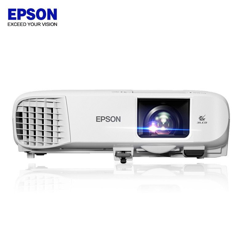 [套餐]爱普生(EPSON)CB-109W[上门安装]高亮商务办公会议教学投影机 家用高清投影仪4000流明WXGA宽屏