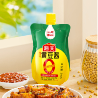 海天零添加酱0添加黄豆酱300g*2袋 挤挤装下饭拌面手抓饼东北大酱厨房调料
