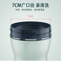 恒贝乐240ml宽口径绿色易清洗断奶神器硅胶奶瓶婴儿可高温水煮消毒防摔全软仿母乳戒奶奶瓶