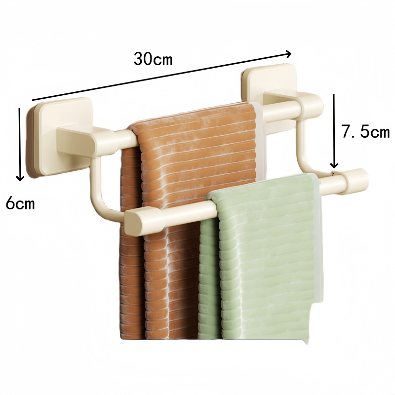 珂攸洋双杆毛巾架个高清大图