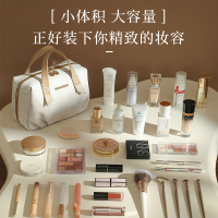 乐活旅行新中式化妆包女手提式大容量化妆包便携外出分区轻便化妆收纳包9195