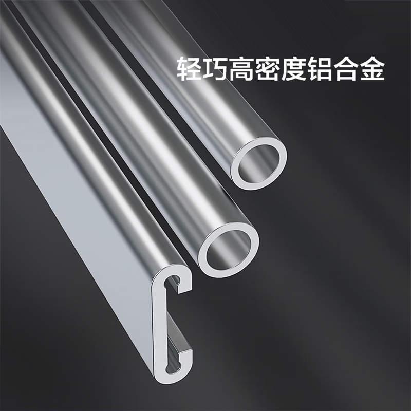 九牧(JOMOO)浴室免打孔毛巾架挂件置物架枪灰色太空铝93011系列9301112/9301109高清大图