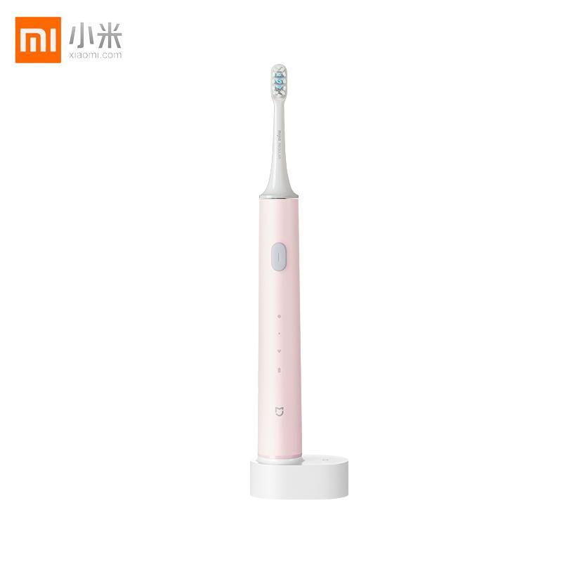 小米米家声波电动牙刷T500家用智能防水充电式学生党男女生情侣(粉色)
