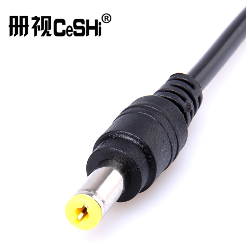 册视监控DC公头电源连接线1米长全铜芯5.5*2.1mm根高清大图