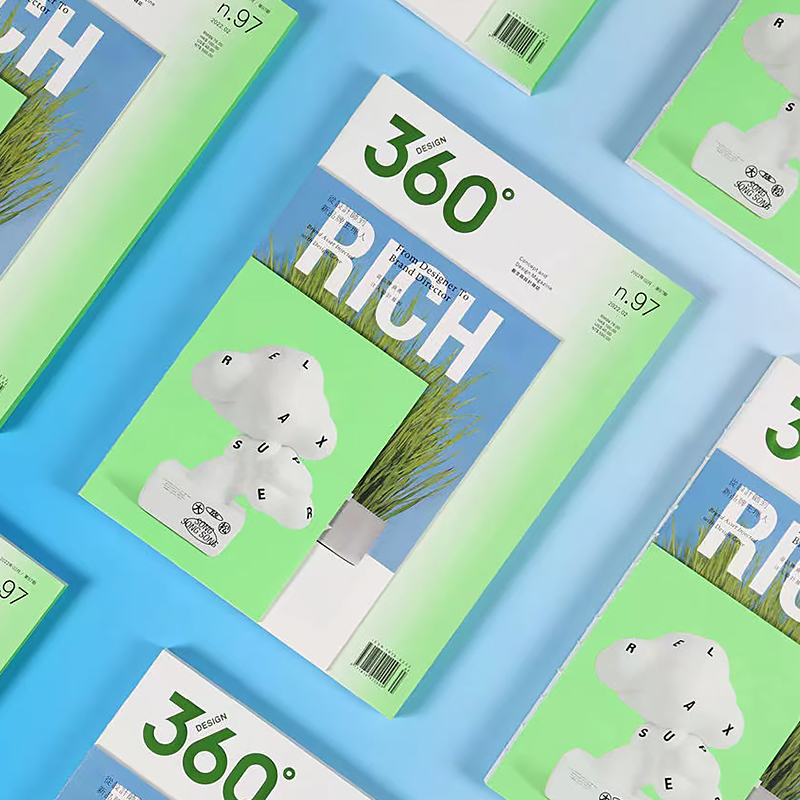 Design360杂志NO.95期[主题:小型字厂] [正版]Design360杂志97期360杂志2022年2月刊36高清大图