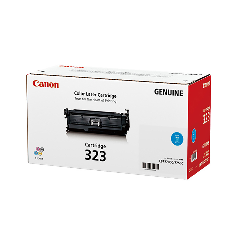 佳能(Canon)CRG-323 BK C M Y 黑色 青色 红色 黄色 套装 硒鼓 (适用LBP7750CDN)高清大图