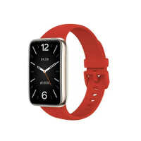 适用小米手环7Pro表带硅胶纯色小米智能运动手环7pro腕带防水防汗简约时尚透气nfc手表链男女替换带1669XD