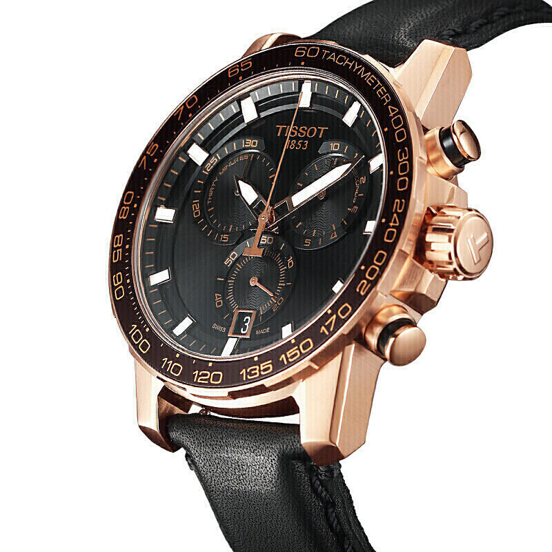 天梭(TISSOT)瑞士手表 速敢系列腕表 皮带石英男表T125.617.36.051.00