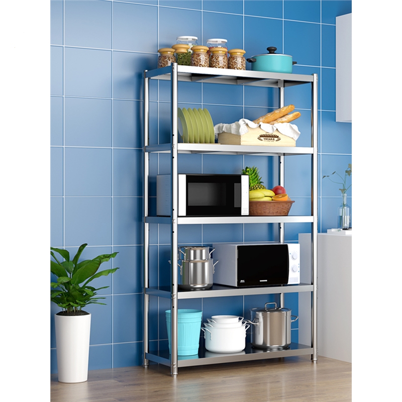 专卖店0评价工匠时光加厚厨房不锈钢微波炉架三层储物架收纳架置物架