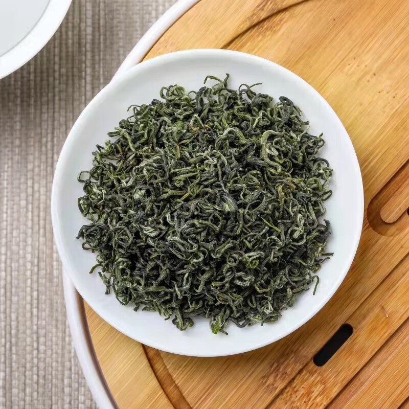 一贯明前毛峰茶叶 新茶绿茶春茶浓香型散装茗茶罐装250g高清大图