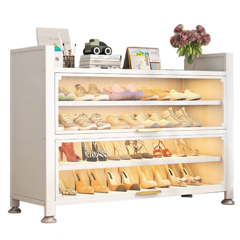 攸形鞋柜五层100*32*80cm个高清大图