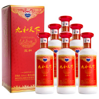 茅台 MOUTAI 贵州茅台酒 九和天下 宜和 53度 500ml*6 整箱装 酱香型白酒
