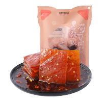 满300减210[三只松鼠_蜀香肉脯/麻辣味/100g]肉食休闲零食食品香辣猪肉脯