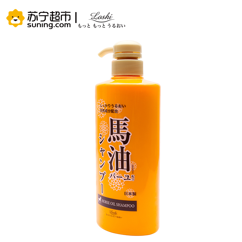 日本进口北海道LOSHI马油洗髮露 600ml