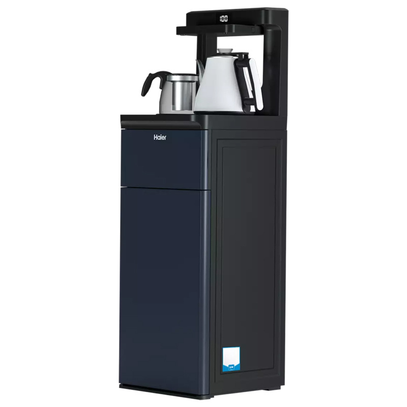 海尔haier茶吧机饮水机yr1962cbs家用下置水桶立式多功能自动上水双重
