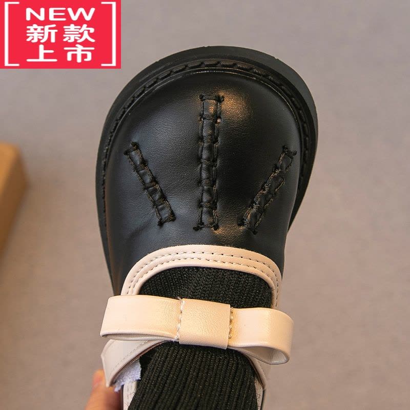 可莉允女童靴子2022冬季新款儿童鞋子二棉加绒袜子靴短靴公主鞋洋气皮鞋图片