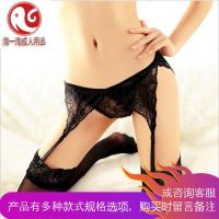 带蕾丝丝袜套装情趣丝袜开档连裤袜蕾丝防滑高筒袜女超薄