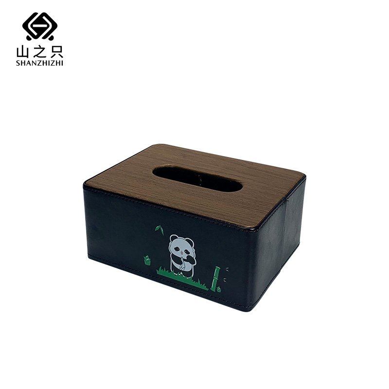 山之只 优质皮革纸巾盒 MZ0328 个高清大图