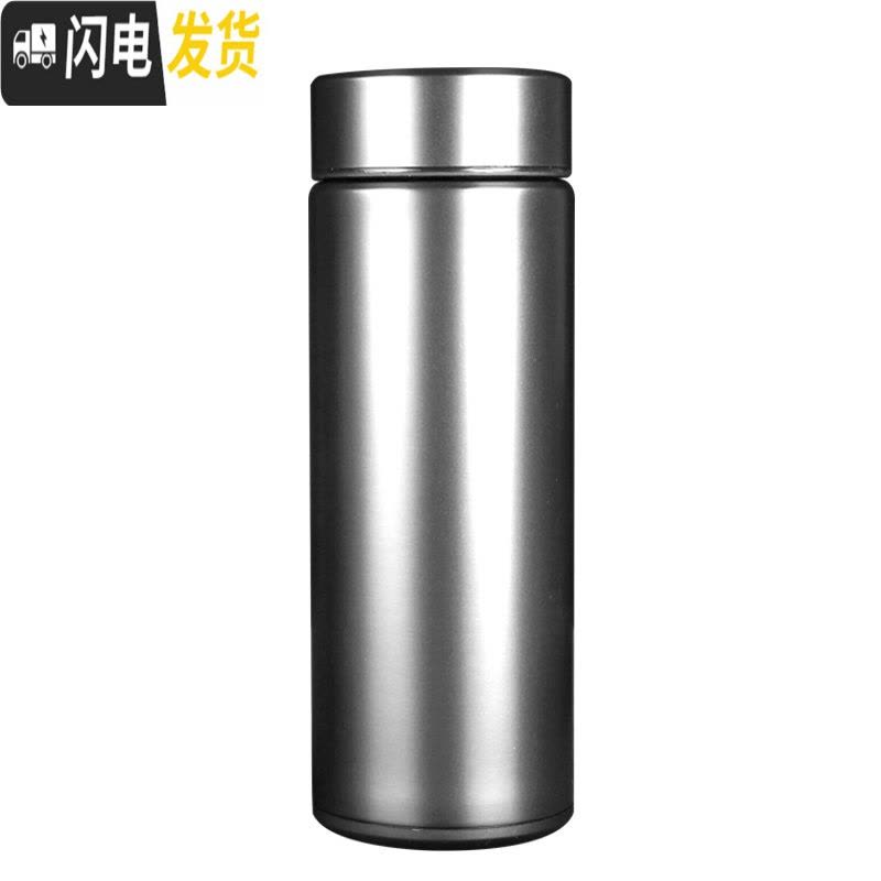 三维工匠保温杯男女士商务车载水杯真空不锈钢杯子便携茶杯定制刻字印OGO 棕色350图片