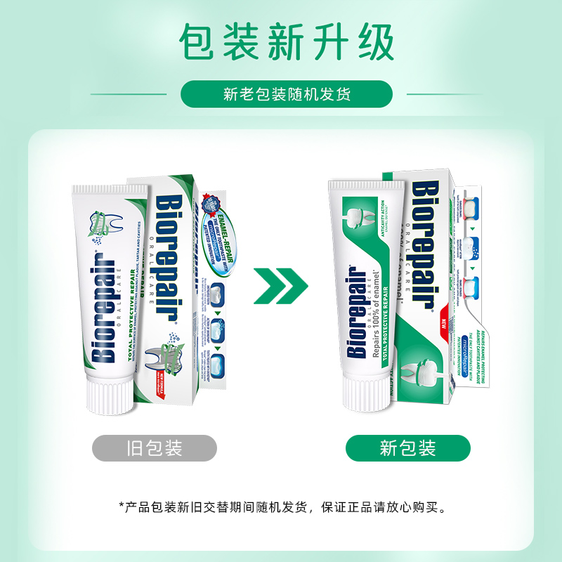 贝利达牙釉质修复牙膏(多效护理)75ml进口清洁牙齿牙渍清新口气无氟防蛀成人经典款高清大图
