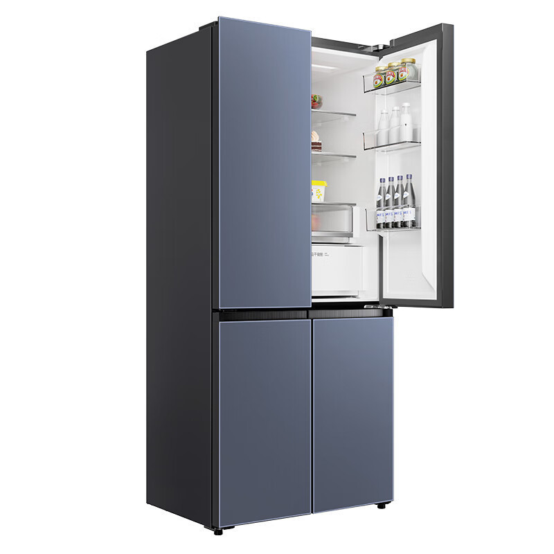 TCL R460P8-U 十字门冰箱 460升 超薄嵌入 超大变温空间 -36℃深冷速冻 580mm超薄机身高清大图