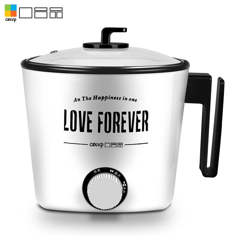 口吕品(COLVP)电煮锅GL-ZJX166多功能不锈钢迷你电煮锅 学生宿舍1.8L电火锅2 -3人煮面锅家用迷你电炖锅