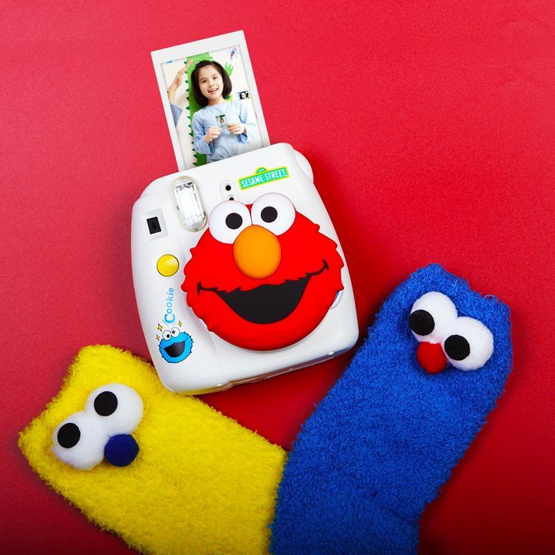 富士（FUJIFILM）INSTAX 立拍立得 一次成像 胶片相机 mini9芝麻街定制相机 套餐三 （含50张相纸）