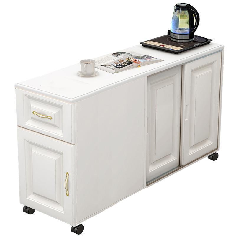 森美人简约欧式边几角几沙发边桌边柜储物柜储物收纳柜可移动小茶几 100长颜色备注右侧移门100*40*61.5