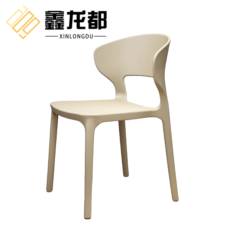 鑫龙都塑料靠背椅子77cm把高清大图