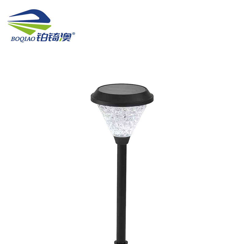 铂锜澳 圆形太阳能地插灯 200*720mm-白光暖光 个高清大图