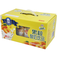 伊利优酸乳草莓味果粒酸奶饮品245g*12盒果粒多牛奶整箱包邮 11月草莓味