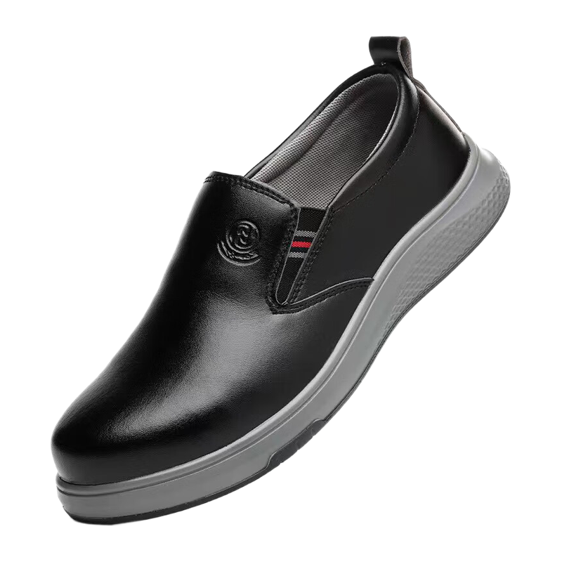 鸣固MG-ZB-ZG11729安全鞋防静电塑钢头防砸防穿刺凯夫拉板劳保鞋黑色系带39码