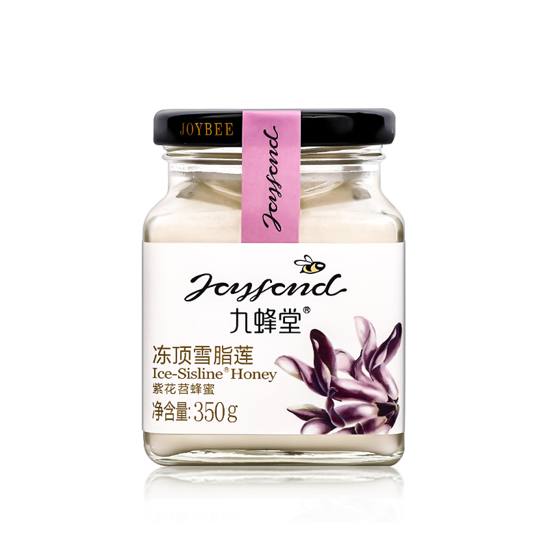 九蜂堂(Joyfond)冻顶雪脂莲紫花光叶苕蜂蜜350g 结晶蜂蜜 纯净自然滋补蜂蜜 纯正品质