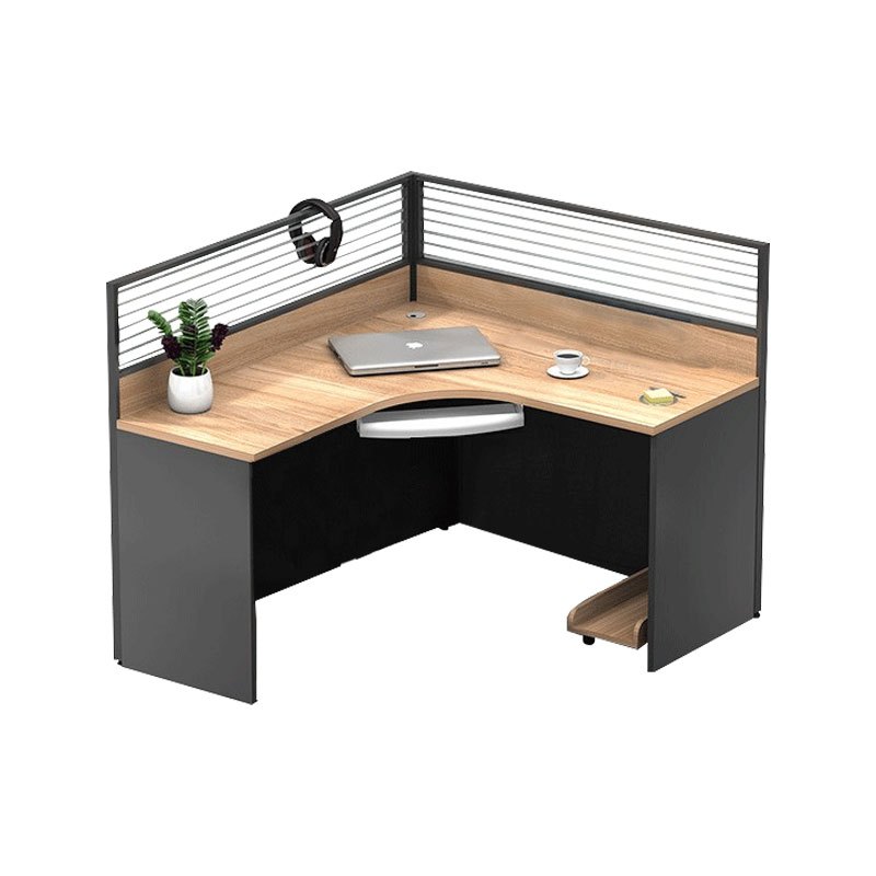 震海办公家具l型单人位办公桌组合屏风工位单人位电脑桌现代简约员工