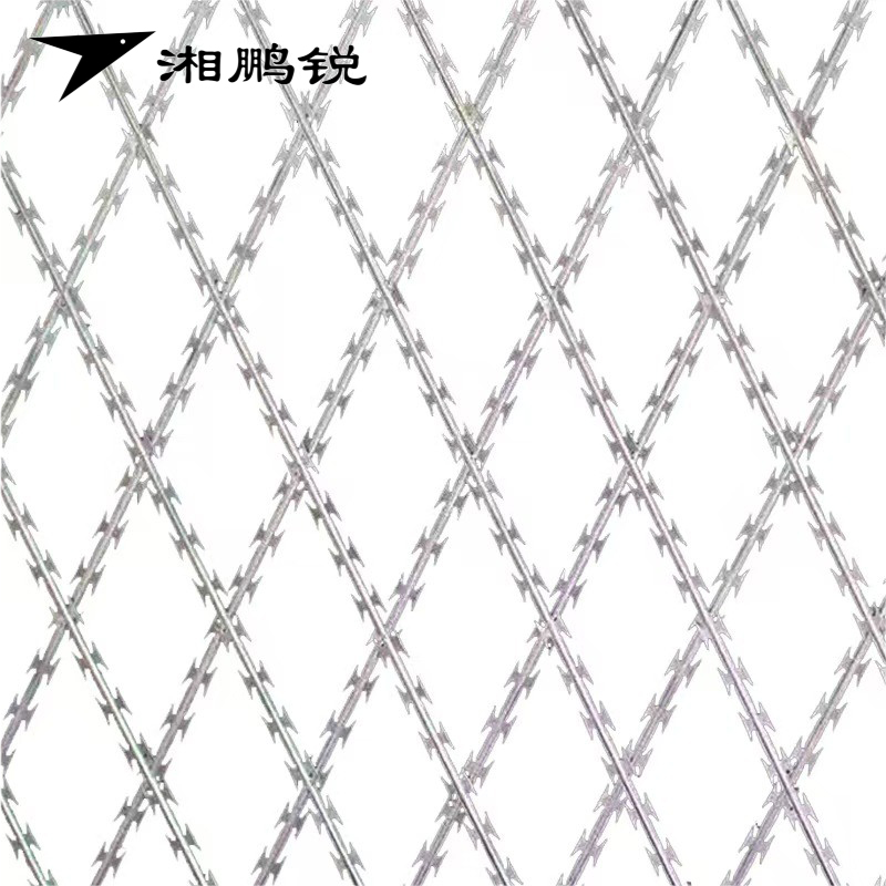 湘鹏锐 热镀锌刀刺防护网 高500mm孔径150*75mm 米高清大图