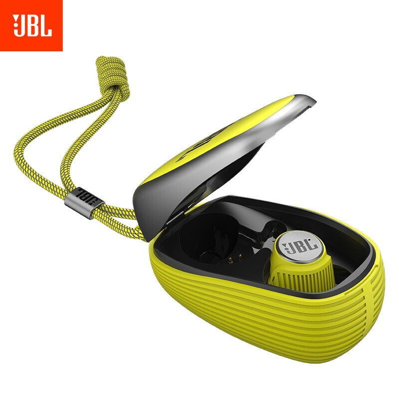 JBL X600TWS 蓝牙耳机 真无线耳机 无线运动耳机 防水防汗 苹果华为小米安卓游戏通用耳机琥珀黄