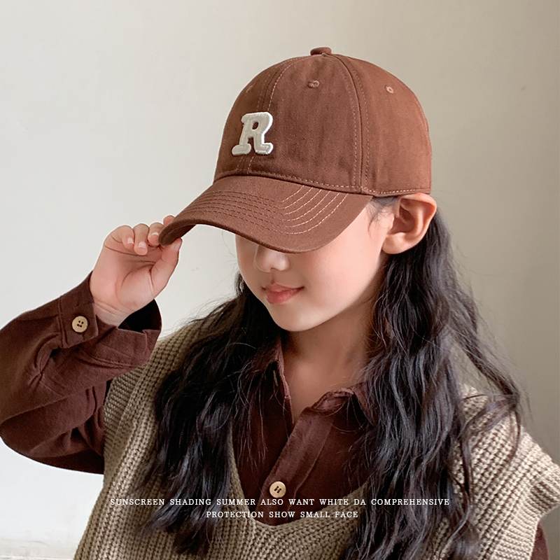 儿童帽子女童韩版遮阳棒球帽男宝宝户外出游防晒百搭亲子款鸭舌版高清大图