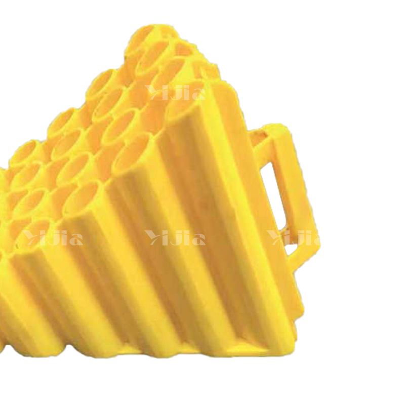 翌嘉 YJ4121903 塑料止退器塑料止滑器停车斜坡垫三角木阻车器 450*250*200mm