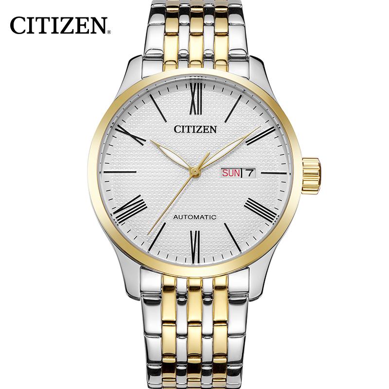西铁城 Citizen 机械表nh8354 58ab 西铁城 Citizen 手表自动机械 不锈钢间金色表带商务男表nh8354 58ab 价格图片品牌报价 苏宁易购西铁城手表苏宁自营旗舰店