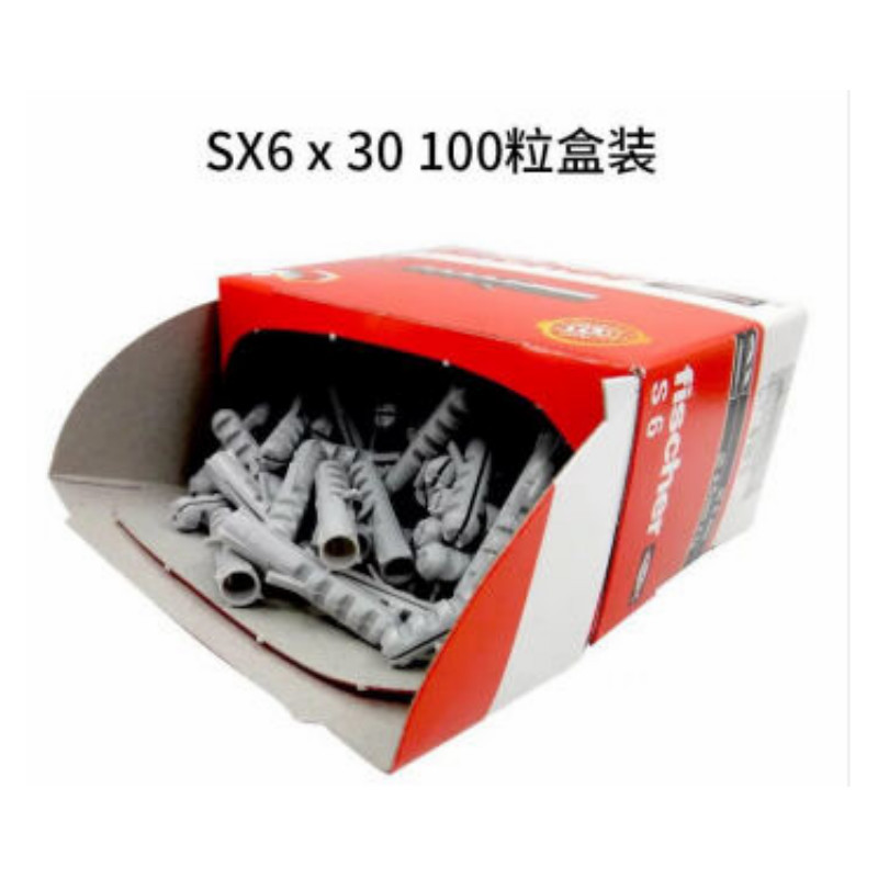 慧鱼 Fischer SX 8×40 超级 安全尼龙锚栓 SX8X40 100个/盒