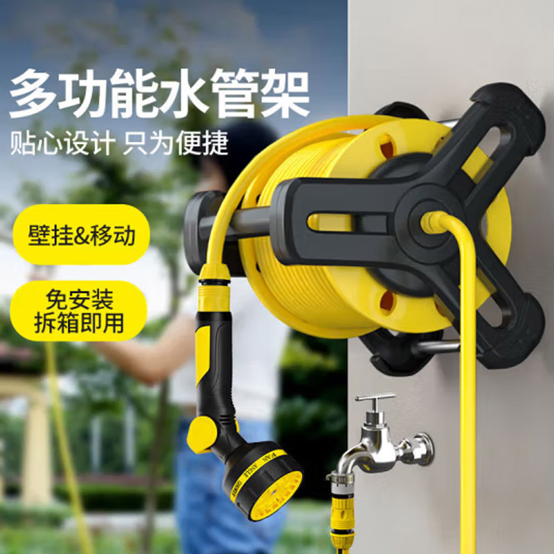 柯瑞柯林(CreClean)水管车软管含卷管器 30米套装高清大图
