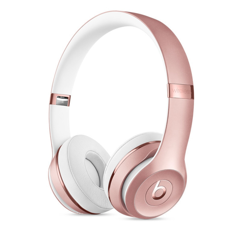Beats Solo3 Wireless 头戴式无线蓝牙耳机音乐耳机通用 玫瑰金