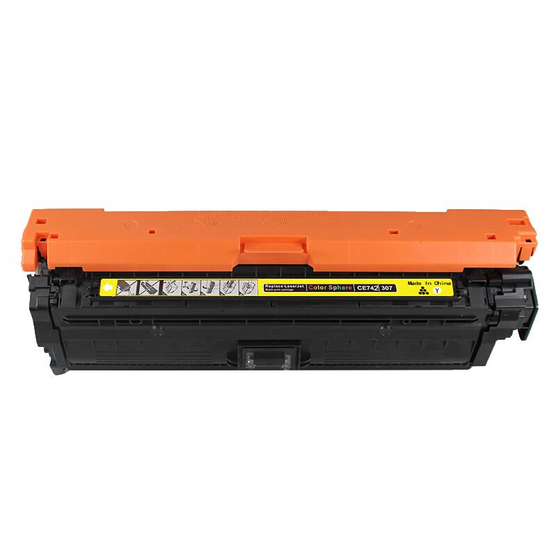 京贤CE742A黄色硒鼓 适用HP 307A/CP5225/CP5225n/CP5225dn佳能LBP9100一支
